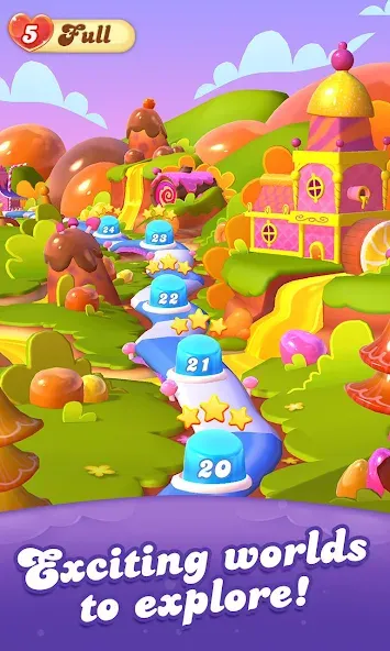 Candy Crush Friends Saga (Кенди Краш Френдс Сага) [МОД Mega Pack] APK Android Screenshot 4