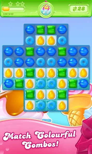 Candy Crush Jelly Saga (Кенди Краш Джелли Сага) [МОД Все открыто] APK Android Screenshot 2