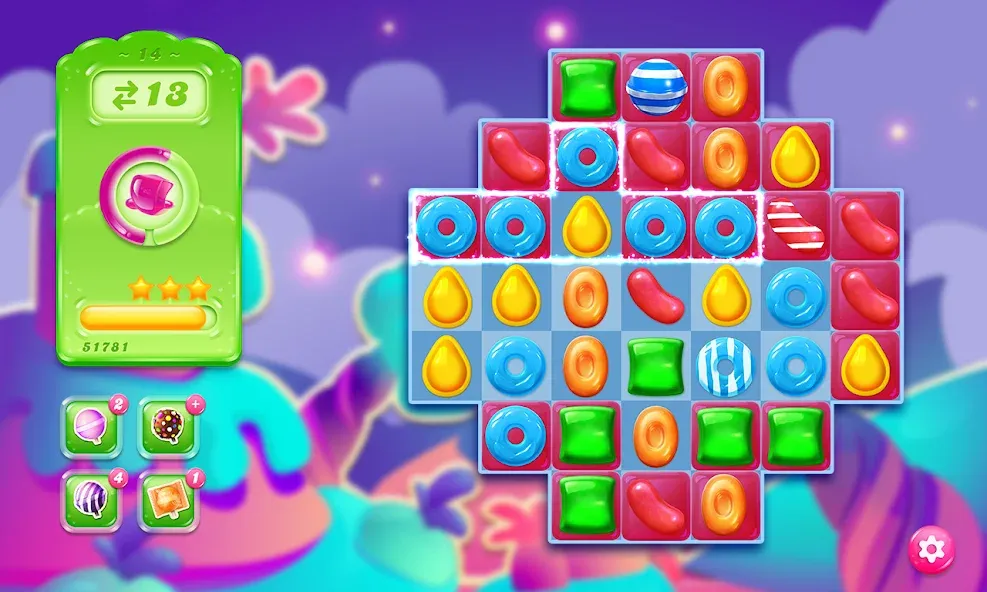 Candy Crush Jelly Saga (Кенди Краш Джелли Сага) [МОД Все открыто] APK Android Screenshot 5