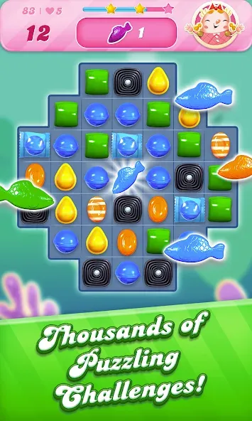 Candy Crush Saga (Кенди Краш Сага) [МОД Все открыто] APK Android Screenshot 3