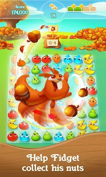 Farm Heroes Super Saga (Фарм Хероес Супер Сага) [МОД Много денег] APK Android Screenshot 2