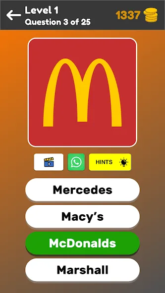 Logo Game: Multiple Choice [МОД Меню] APK Android Screenshot 3