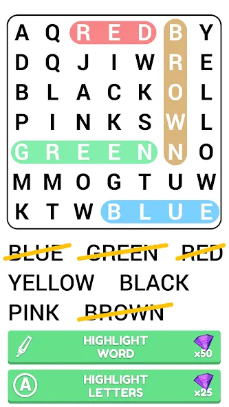 Word Search Puzzle Game [МОД Premium] APK Android Screenshot 2