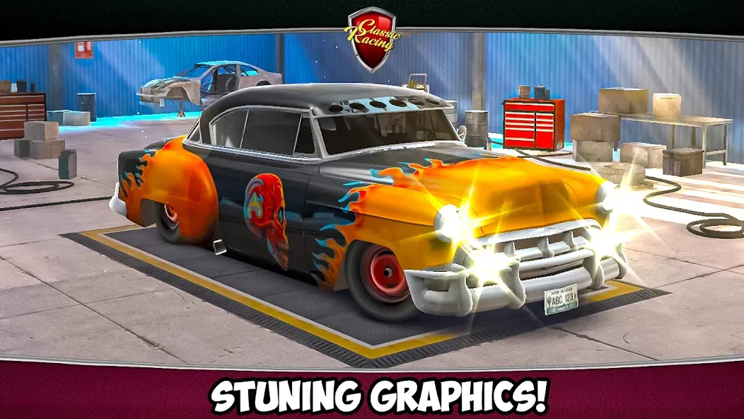 Classic Drag Racing Car Game (Классическая игра на гонках драгрейсинга) [МОД Premium] APK Android Screenshot 2