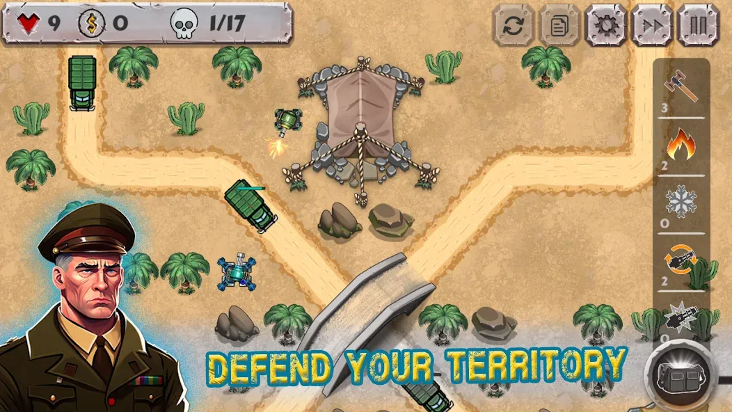 Battle Strategy: Tower Defense [МОД Mega Pack] APK Android Screenshot 2