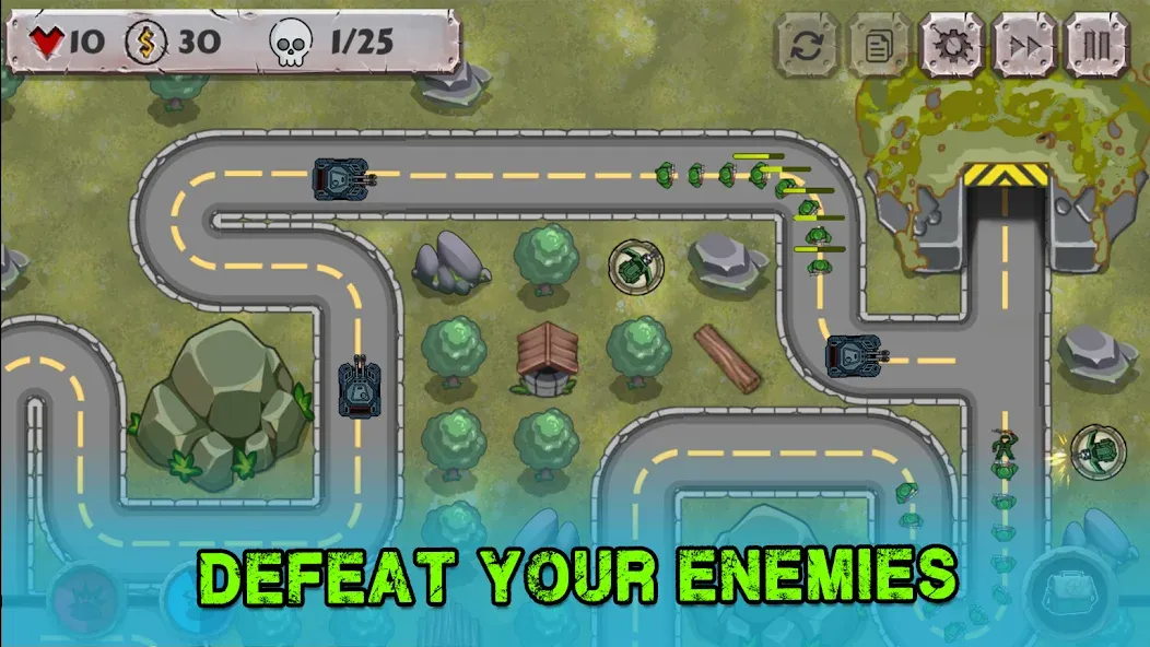 Battle Strategy: Tower Defense [МОД Mega Pack] APK Android Screenshot 4