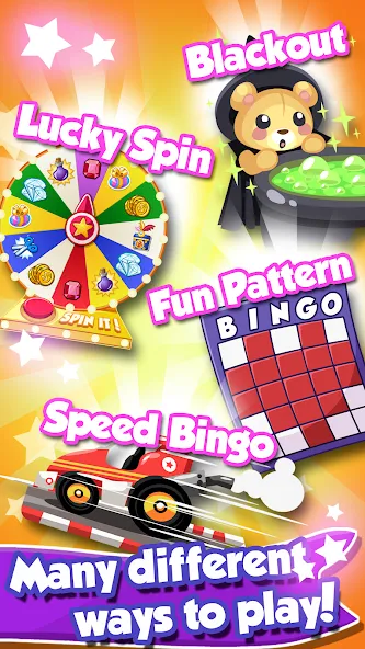 Bingo PartyLand 2: Bingo Games (Бинго Патиленд 2) [МОД Mega Pack] APK Android Screenshot 3