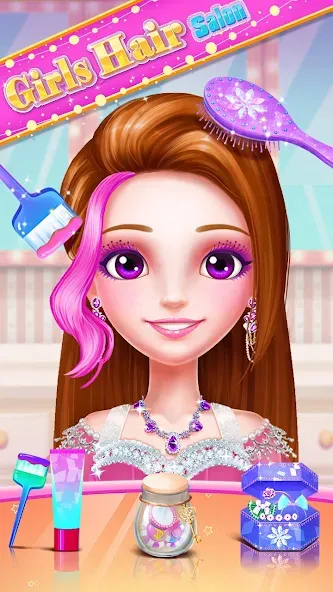 Girls Hair Salon [МОД Mega Pack] APK Android Screenshot 4