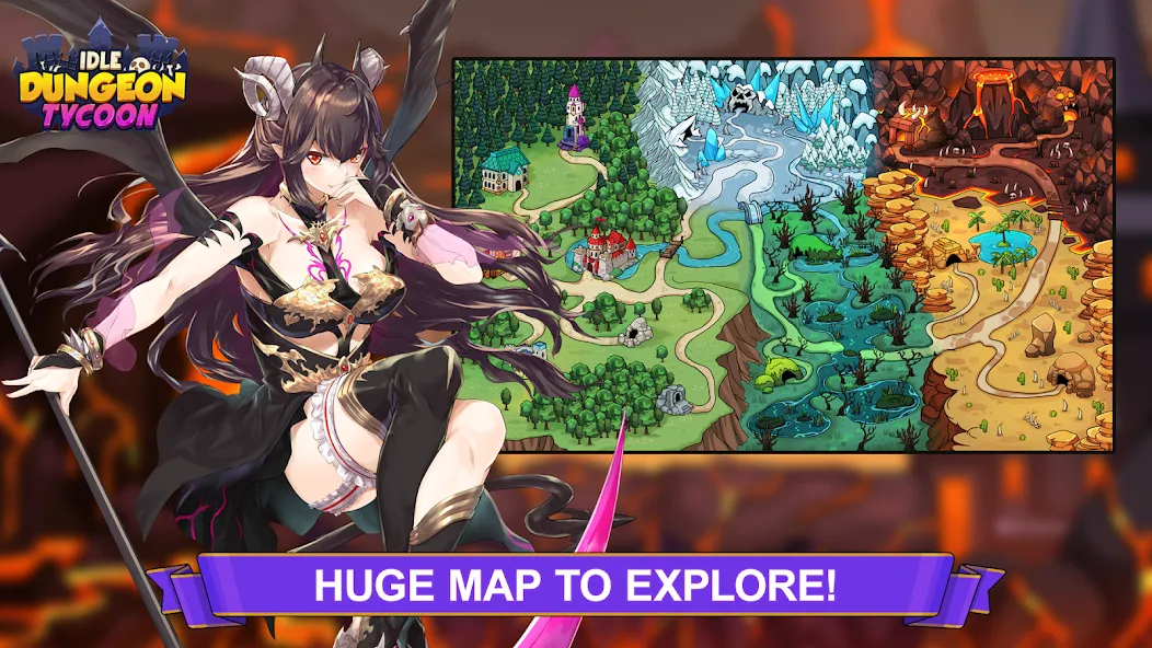 Idle Dungeon Tycoon (Айдл Данжен Тайкун) [МОД Много денег] APK Android Screenshot 2