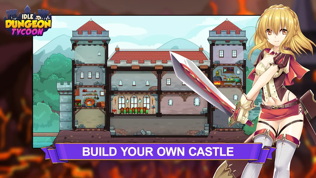 Idle Dungeon Tycoon (Айдл Данжен Тайкун) [МОД Много денег] APK Android Screenshot 3
