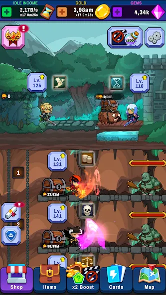 Idle Dungeon Tycoon (Айдл Данжен Тайкун) [МОД Много денег] APK Android Screenshot 4