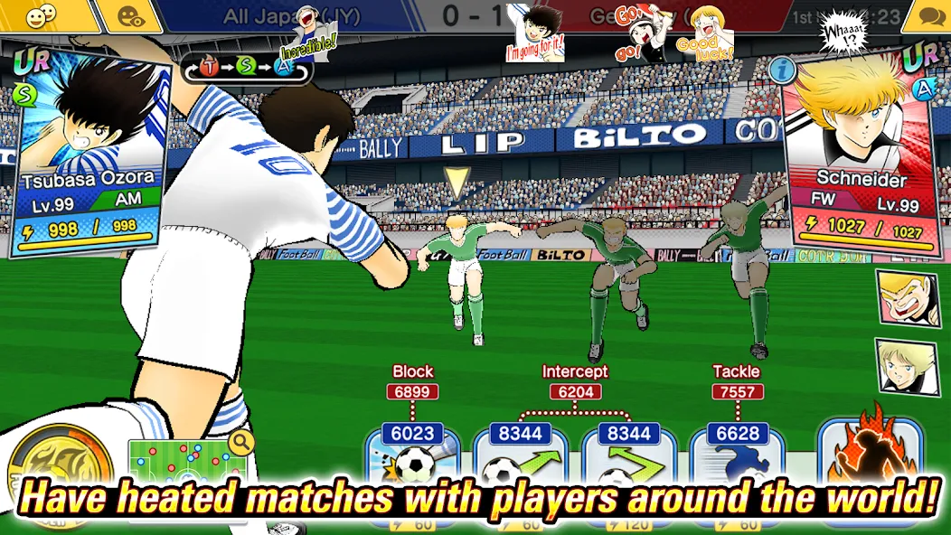 Captain Tsubasa: Dream Team (Капитан Цубаса) [МОД Unlocked] APK Android Screenshot 2