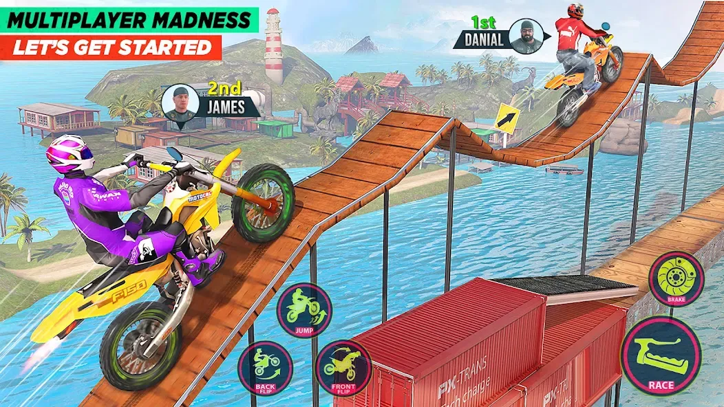 Bike Stunt Game: Tricks Master [МОД Меню] APK Android Screenshot 1