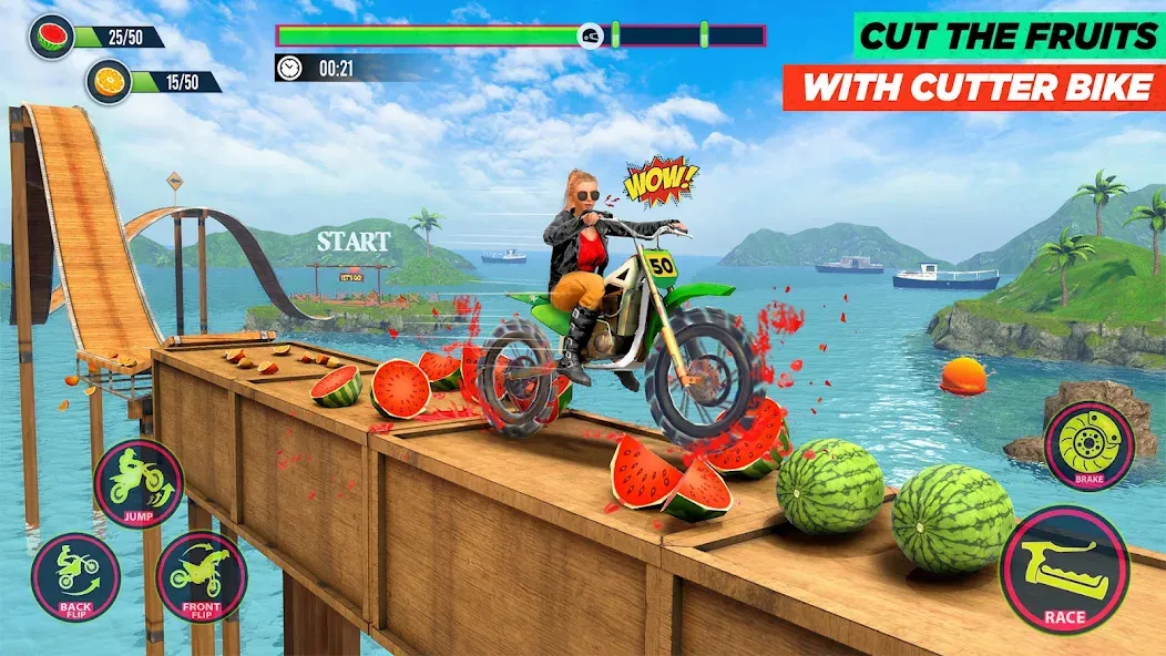 Bike Stunt Game: Tricks Master [МОД Меню] APK Android Screenshot 2
