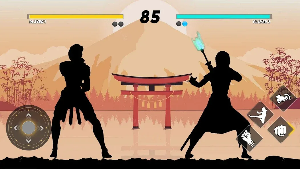 Sword Shadow Fighting Game 3D [МОД Unlocked] APK Android Screenshot 4