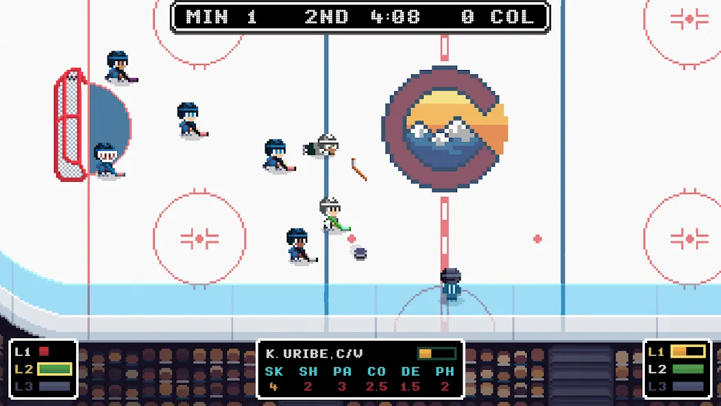 Ice League Hockey (Айс Лиг Хоккей) [МОД Unlocked] APK Android Screenshot 3