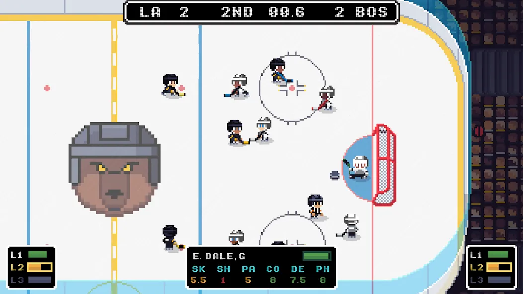 Ice League Hockey (Айс Лиг Хоккей) [МОД Unlocked] APK Android Screenshot 5