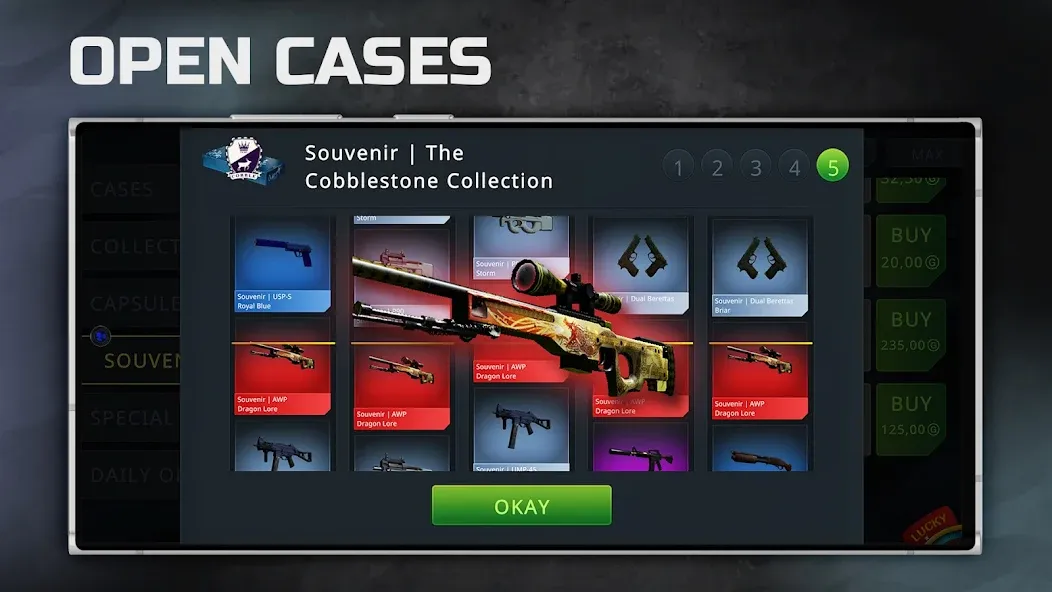 Case Chase: Simulator for CSGO [МОД Unlocked] APK Android Screenshot 1