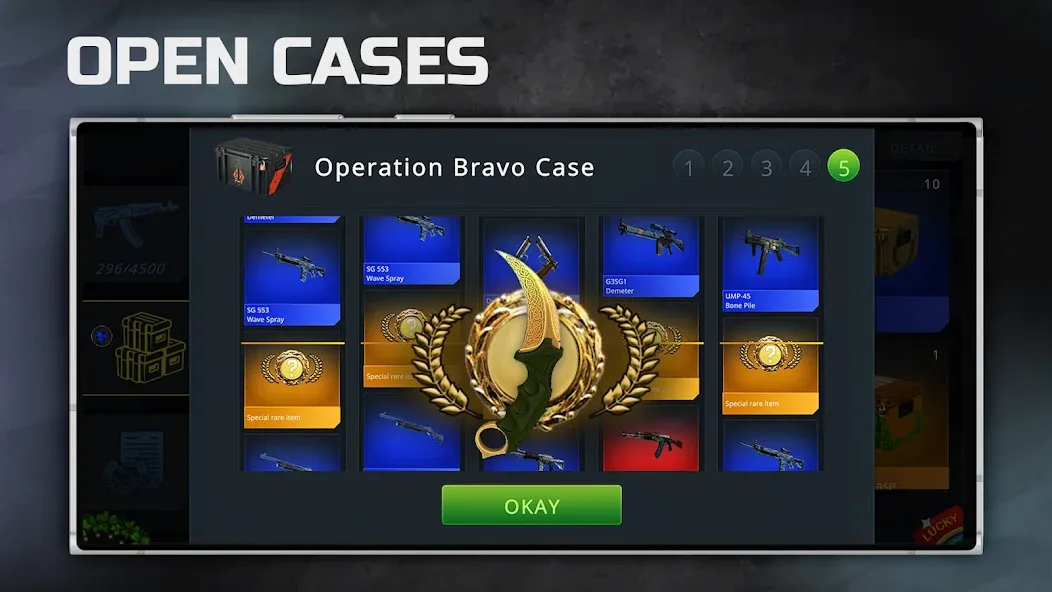 Case Chase: Simulator for CSGO [МОД Unlocked] APK Android Screenshot 3