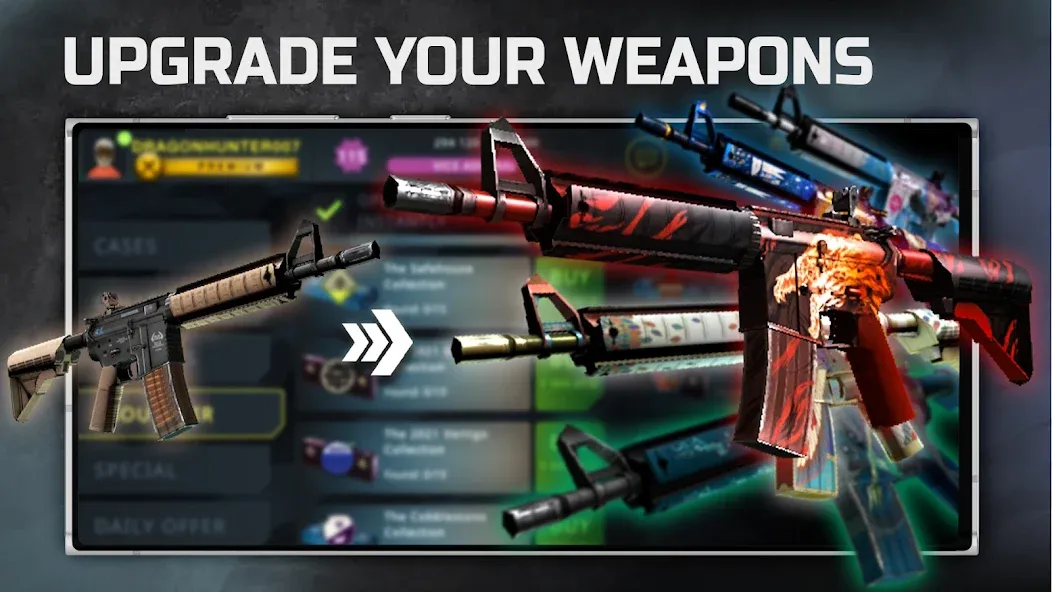 Case Chase: Simulator for CSGO [МОД Unlocked] APK Android Screenshot 4