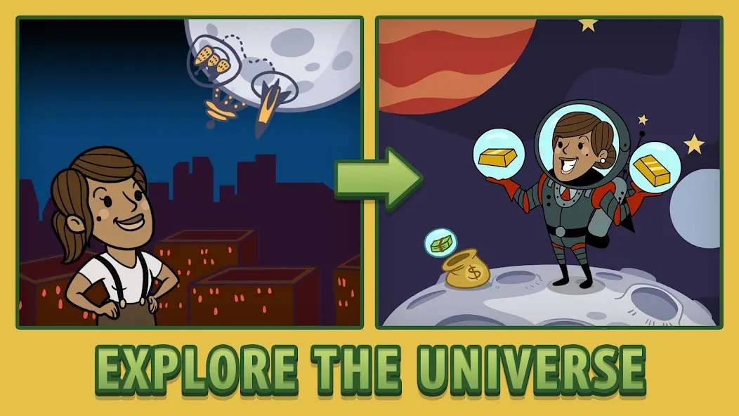 AdVenture Capitalist (ЭдВенчер Капиталист) [МОД Много денег] APK Android Screenshot 4