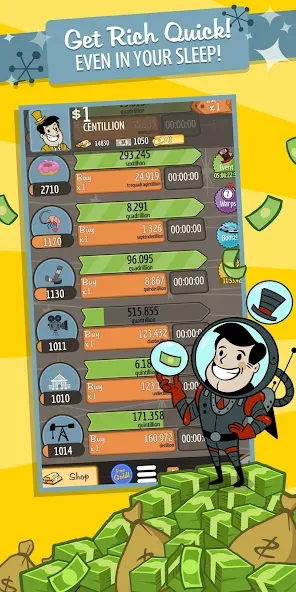 AdVenture Capitalist (ЭдВенчер Капиталист) [МОД Много денег] APK Android Screenshot 5