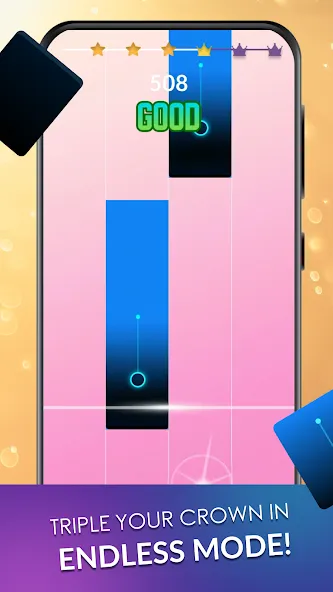 Piano Dream: Tap Piano Tiles 3 (Пиано Дрим) [МОД Mega Pack] APK Android Screenshot 2
