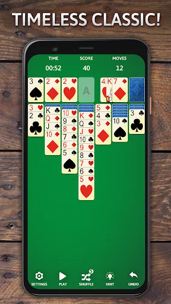 Solitaire Classic Era Games [МОД Бесконечные монеты] APK Android Screenshot 1