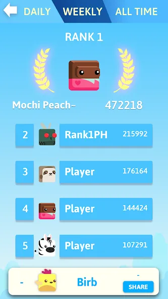 Stacky Bird: Fun Egg Dash Game (тэки птица) [МОД Бесконечные монеты] APK Android Screenshot 5