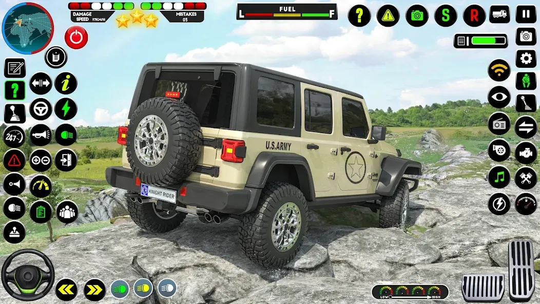 Army Truck Transporter Game 3D [МОД Unlocked] APK Android Screenshot 1
