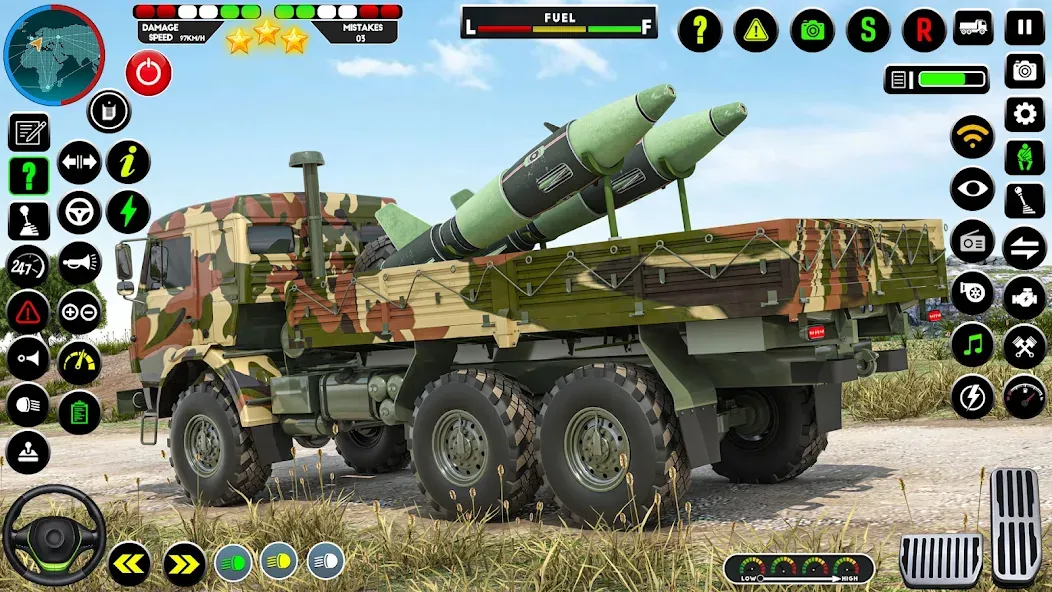 Army Truck Transporter Game 3D [МОД Unlocked] APK Android Screenshot 3