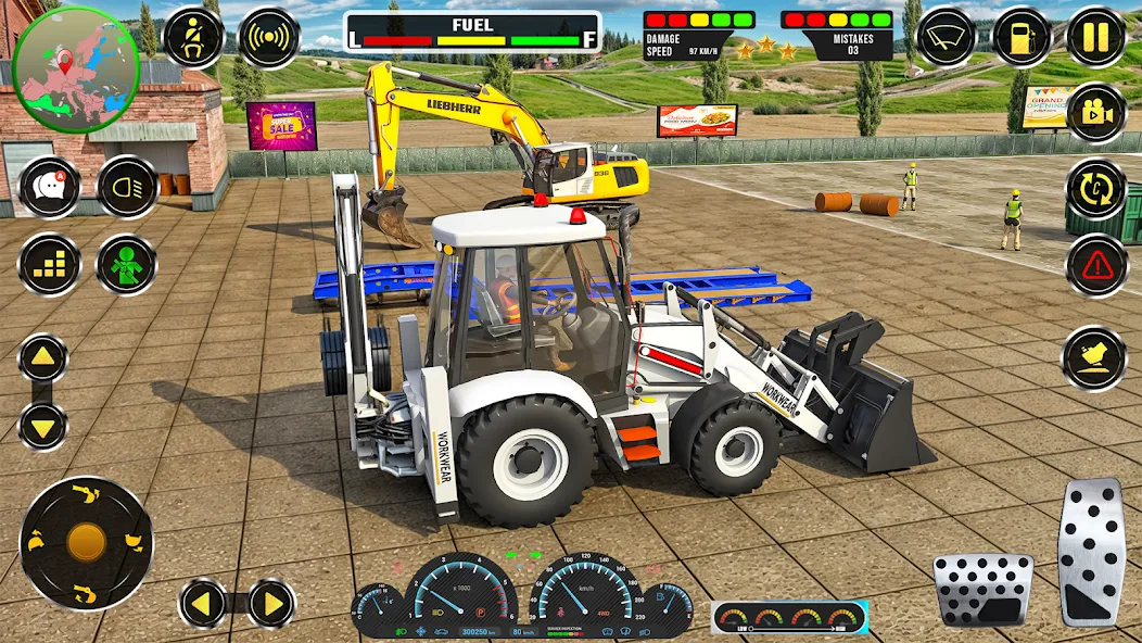 Real JCB Construction Games 3D [МОД Много денег] APK Android Screenshot 1