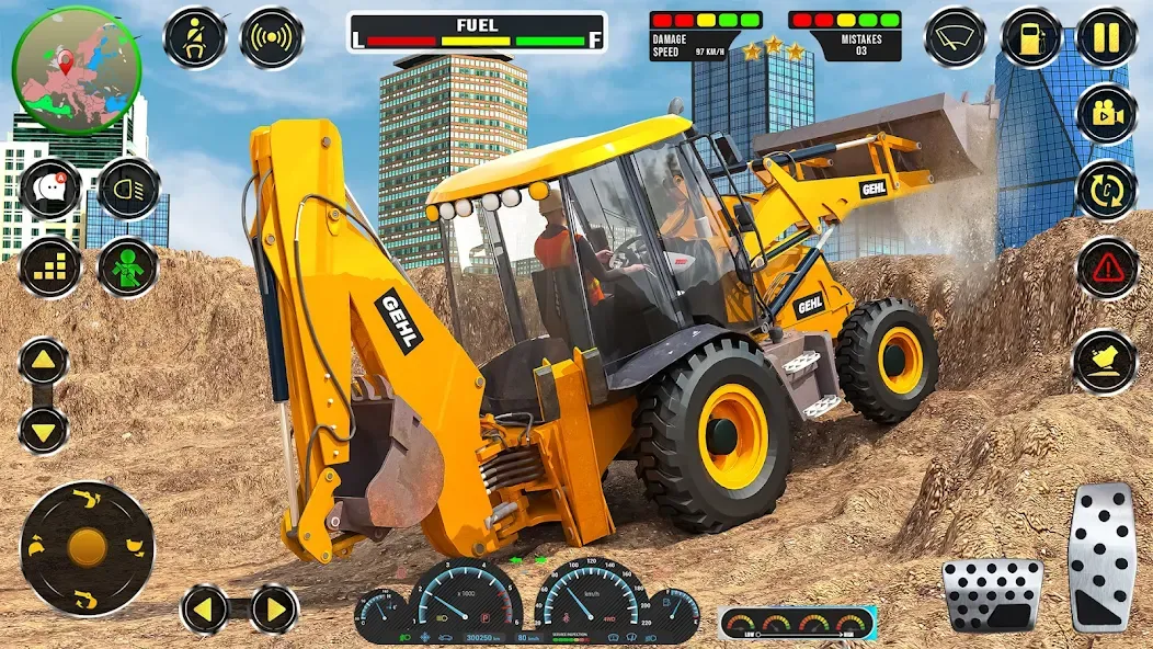 Real JCB Construction Games 3D [МОД Много денег] APK Android Screenshot 5