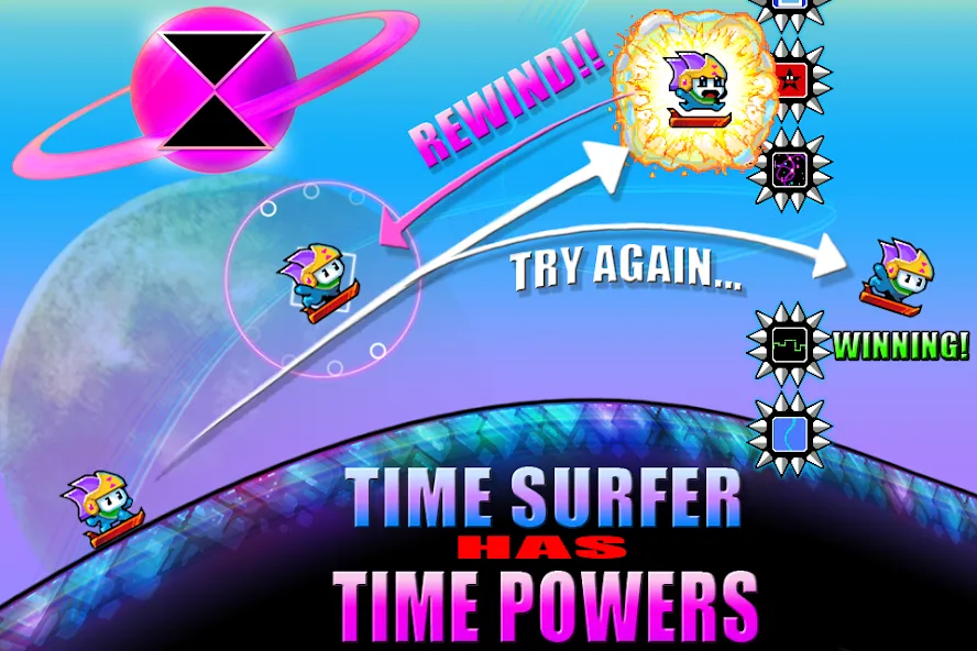 Time Surfer (Тайм Серфер) [МОД Mega Pack] APK Android Screenshot 2