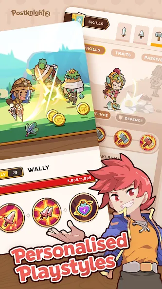 Postknight 2 (Пострыцарь 2) [МОД Много денег] APK Android Screenshot 1