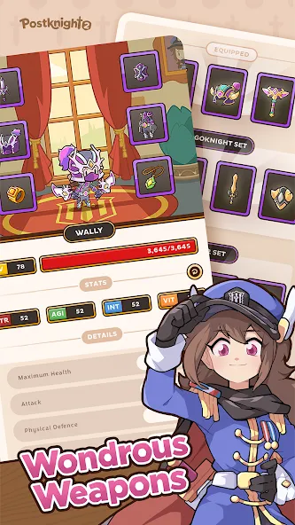 Postknight 2 (Пострыцарь 2) [МОД Много денег] APK Android Screenshot 2