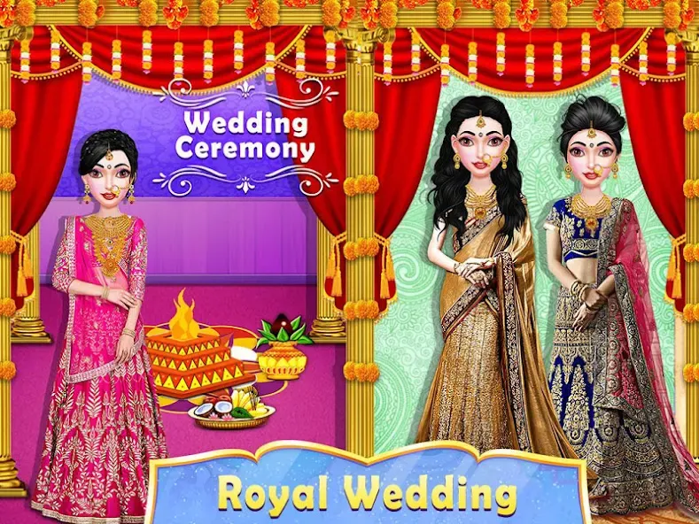 Wedding Fashion Indian 2024 (Стилист моды индийской свадьбы) [МОД Unlocked] APK Android Screenshot 2