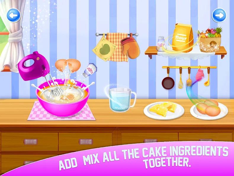 Cake Maker Sweet Bakery Games [МОД Меню] APK Android Screenshot 3