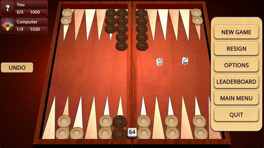 Backgammon Mighty [МОД Mega Pack] APK Android Screenshot 2
