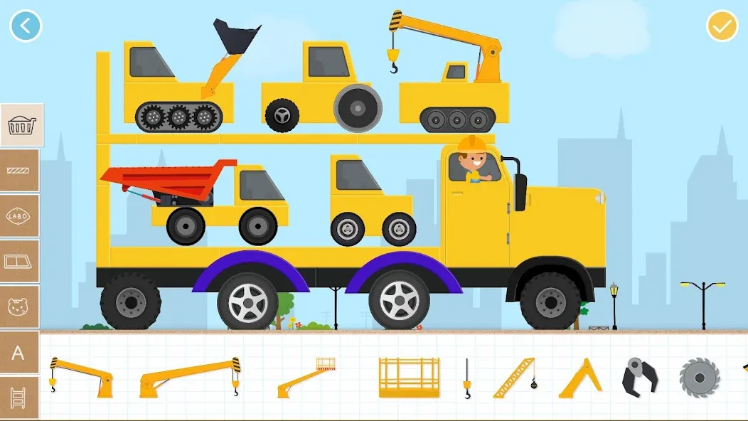 Labo Brick Car 2 Game for Kids (Лабо) [МОД Много денег] APK Android Screenshot 2