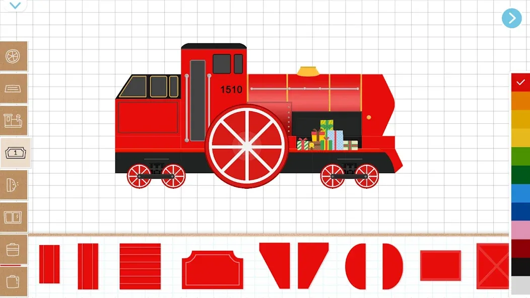 Christmas Train Game For Kids [МОД Много денег] APK Android Screenshot 1
