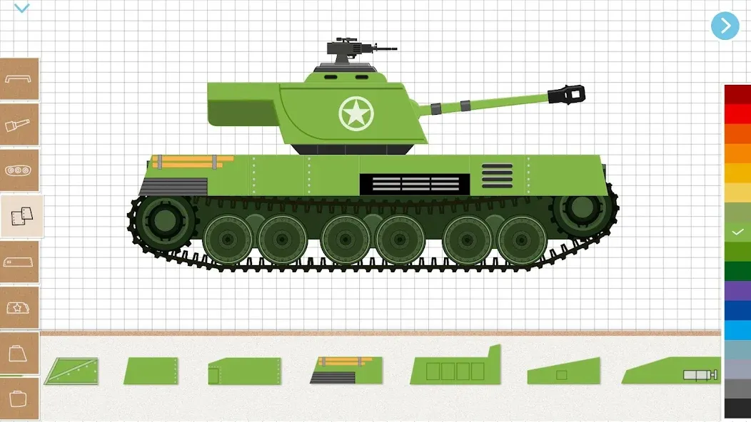 Labo Brick Tank:Kids Game (Лабо Брик Танк) [МОД Все открыто] APK Android Screenshot 1