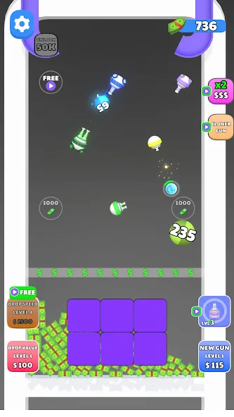 Guns and Bounce (Ганз энд Баунс) [МОД Все открыто] APK Android Screenshot 1