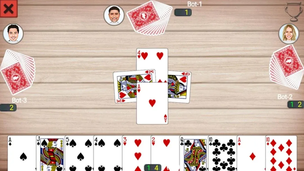 Callbreak Prince: Card Game (Каллбрейк Принц) [МОД Mega Pack] APK Android Screenshot 2