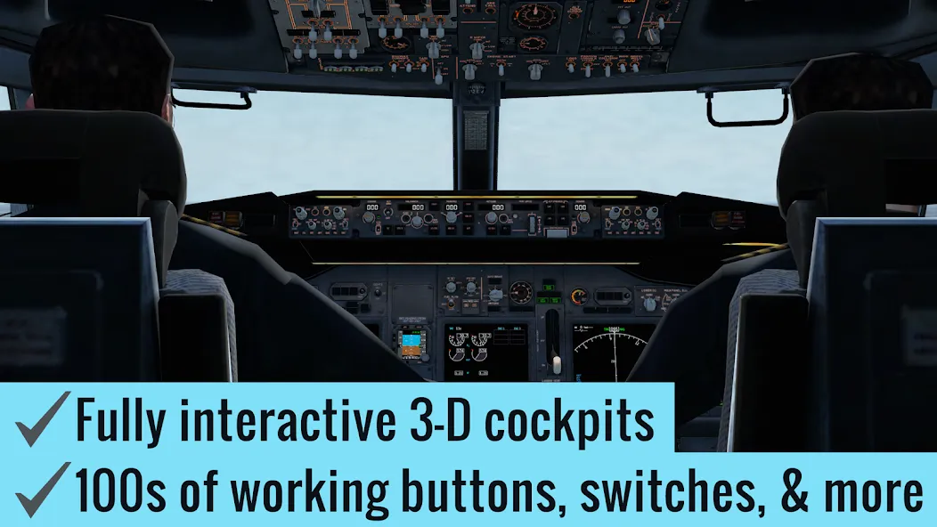 X-Plane Flight Simulator [МОД Бесконечные монеты] APK Android Screenshot 2