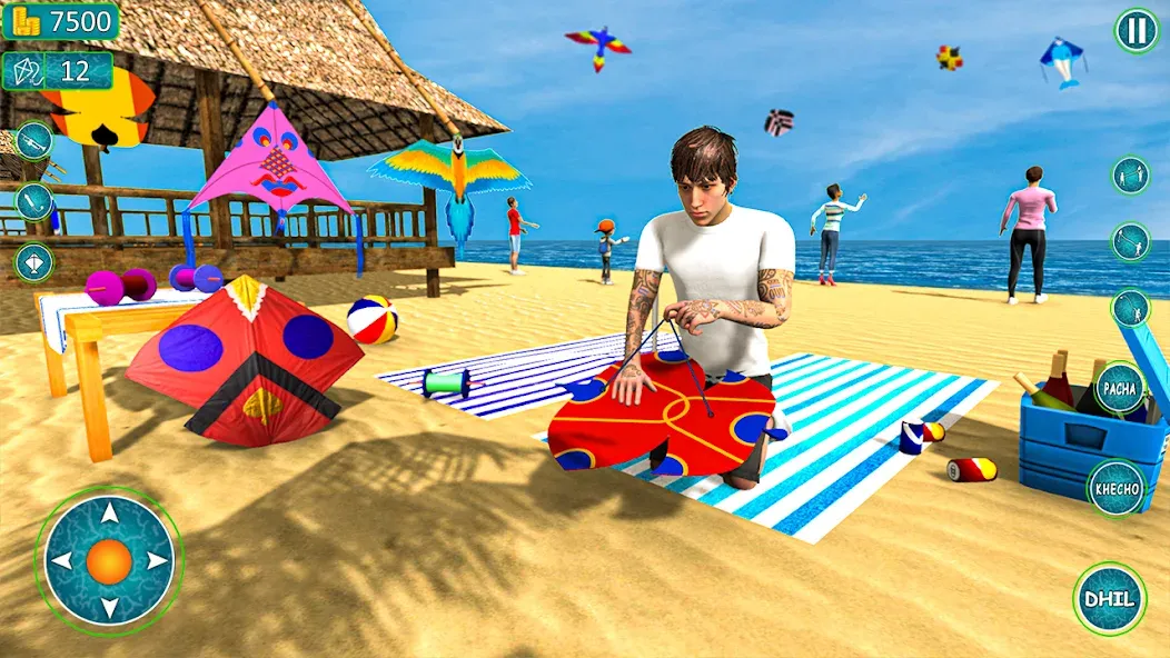 Kite Basant: Kite Flying Games [МОД Unlocked] APK Android Screenshot 2