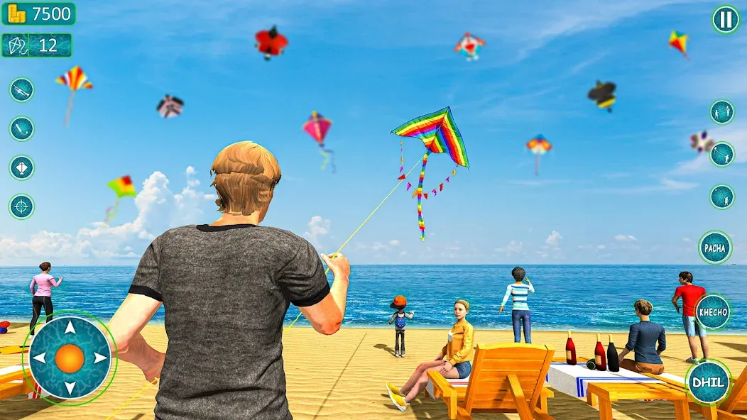 Kite Basant: Kite Flying Games [МОД Unlocked] APK Android Screenshot 5