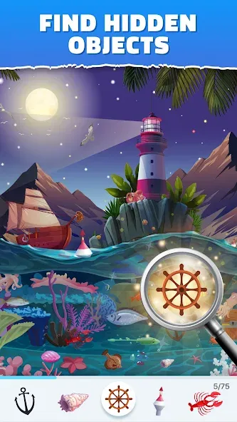 Bright Objects - Hidden Object [МОД Все открыто] APK Android Screenshot 1