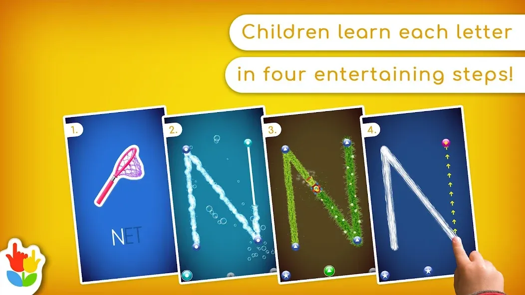 LetterSchool - Learn to Write (ЛеттерСкул) [МОД Unlocked] APK Android Screenshot 1