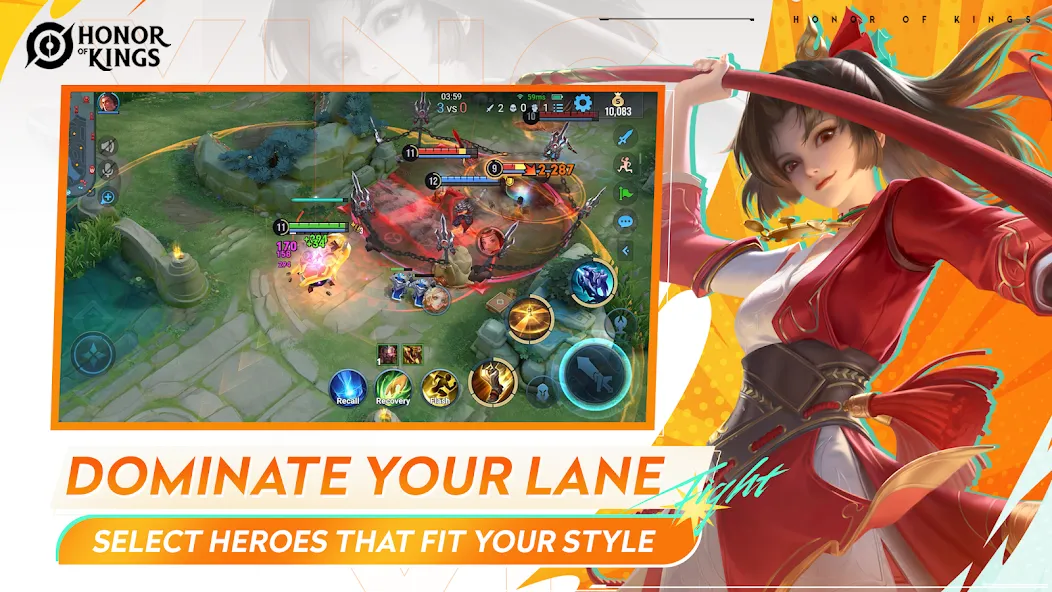Honor of Kings (Хонор оф Кингс) [МОД Mega Pack] APK Android Screenshot 3